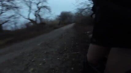 Flashing In The Forest Cum Piss And Ass