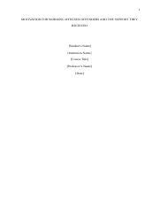 The Motivation For Working With Sex Offenders And The Support They Received Docx Motivation