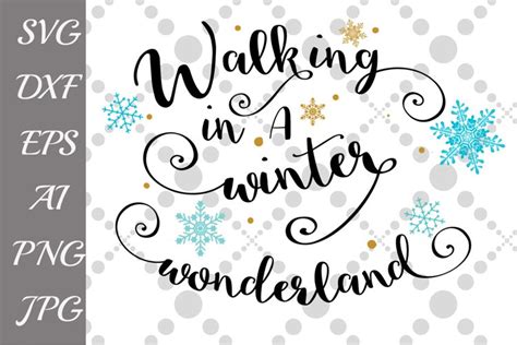 Walking In A Winter Wonderland SVG 45009