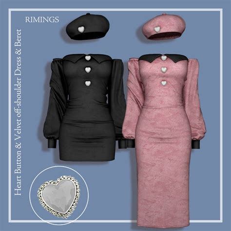 Get More From Rimings On Patreon Sims Mods Clothes Sims Dresses