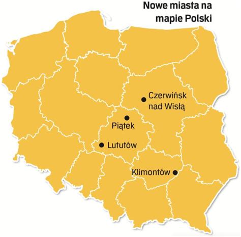 Cztery Nowe Miasta Na Mapie Polski Rp Pl