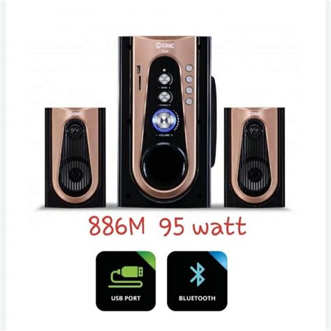 Jual Speaker Multimedia Bluetooth Gmc M Watt Extra Power Top Di