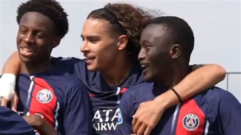 Formation La victoire des U19 du PSG face à l OL en 5 chiffres clés