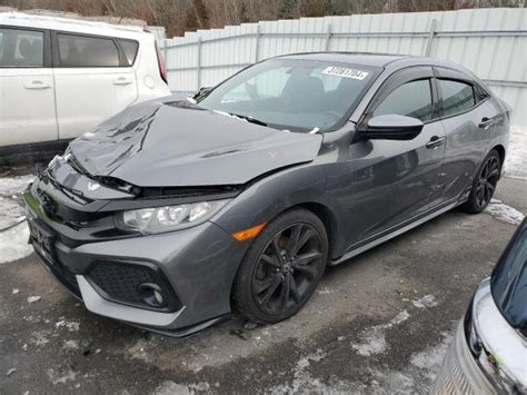 2018 Honda Civic Sport For Sale Ma Freetown Wed Feb 21 2024 Used And Repairable Salvage