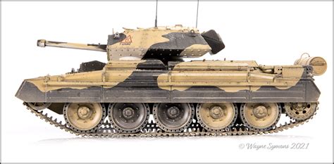 Crusader Mk Iii Border Model Ready For Inspection Armour