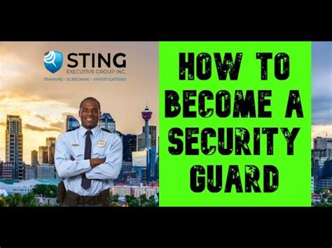 How To Become A Security Guard In Canada Youtube