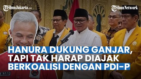 Hanura Dukung Ganjar Jadi Capres Tapi Tak Harap Diajak Berkoalisi