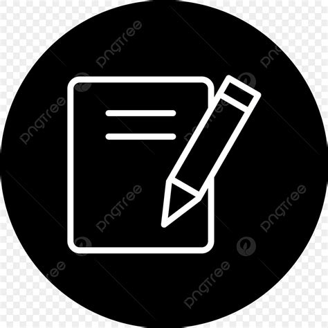 notas icone vector png circulo design documento imagem png  vetor