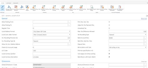 Microsoft Dynamics 365 For Financials General Ledger And Chart Of Accounts Logan Consulting