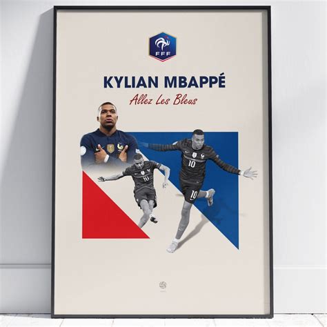 Kylian Mbappe France 2 Posters For The Price Of 1 World Cup Minimalism