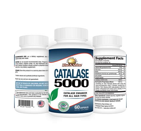 Catalase 5000 - Original Formula Catalase Enzyme Support - Rise-N-Shine LLC