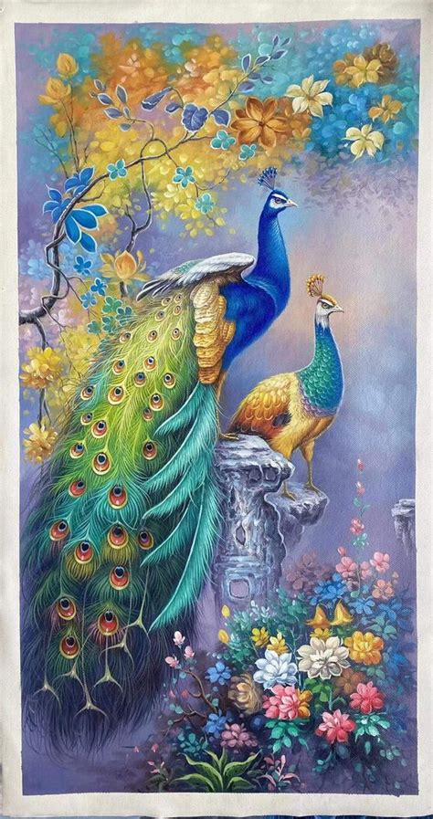 Indian Peacock Painting