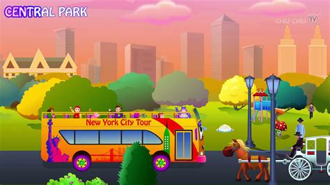 ChuChu TV Wheels On The Bus (New York City) | vlr.eng.br