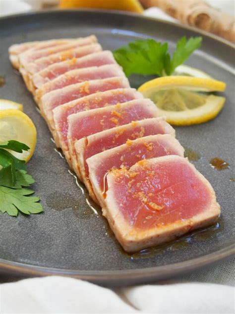 Tuna Tataki Caroline S Cooking