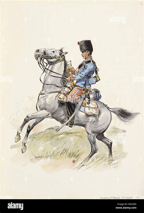 Trompette Du Er Hussards De Tenue De Campagne