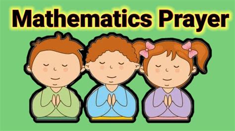 Mathematics Prayer - YouTube