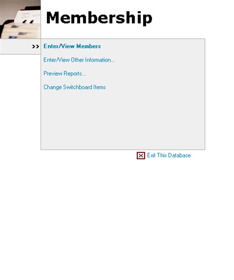 Membership Access Database Template | Free Contacts Database Templates ...