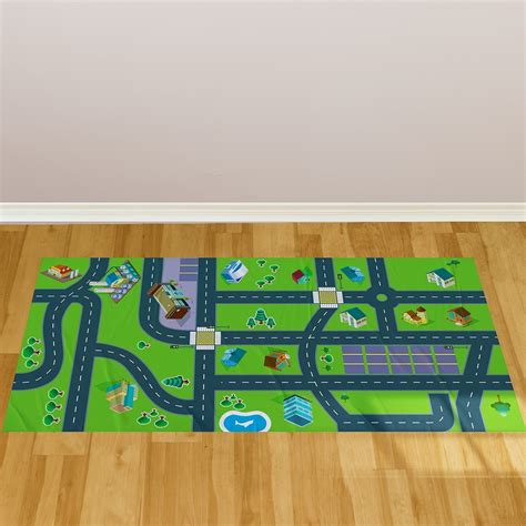 Tapete Ilustrativo Pista Carrinho Hot Wheels X M Elo