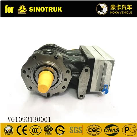 Original Sinotruk Howo Truck Spare Parts Air Compressor Vg