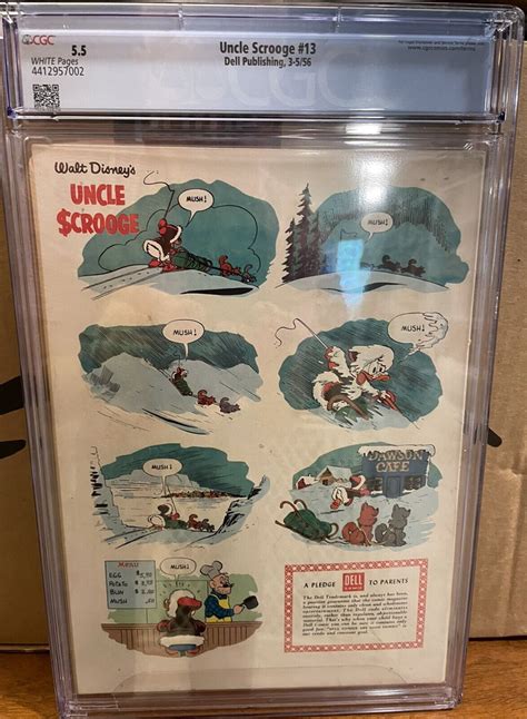 Walt Disney S Uncle Scrooge Dell Barks Cgc Fine Donald