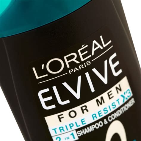 Loreal Paris Elvive For Men Triple Resist 2in1 Shampoo And Conditioner