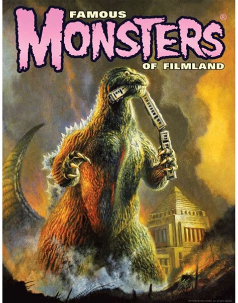 Famous Monsters Of Filmland Cover With The Big G Giant Monster