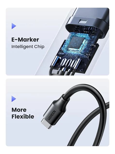 Ugreen M W A Mbps Tpe Cable Type C Fast Charging Usb C Cable