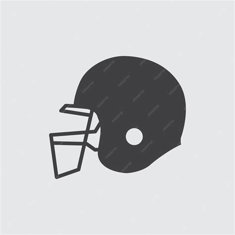 Premium Vector Football Helmet Icon