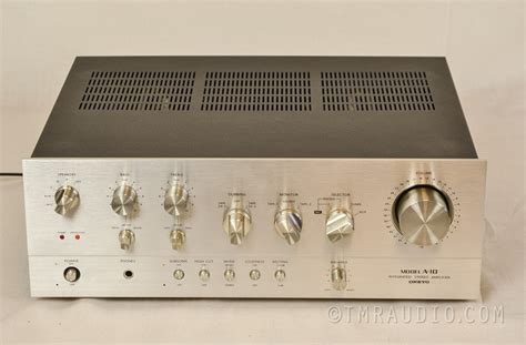 Onkyo A 10 Vintage Stereo Integrated Amplifier Top Of The Line Onkyo