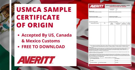 Printable Usmca Form - Printable Forms Free Online