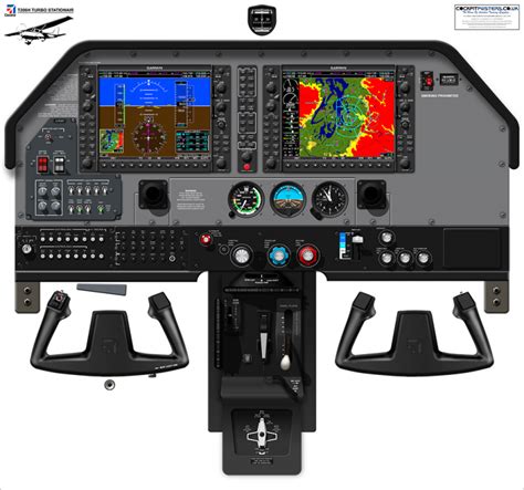 Cessna T206H G1000 Nav III Cockpit Poster CockpitPosters Co Uk