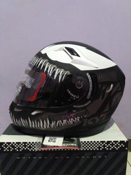 Jual KYT K2 RIDER VENOM BLACK DOF GUN METAL Di Lapak Julian Helm