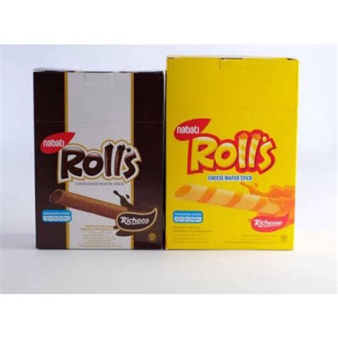 Jual Nabati Rolls Coklat Dan Keju Isi Pcs Shopee Indonesia