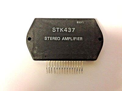 2 Pieces STK437 Stereo Power Heat Sink Compound Original SANYO