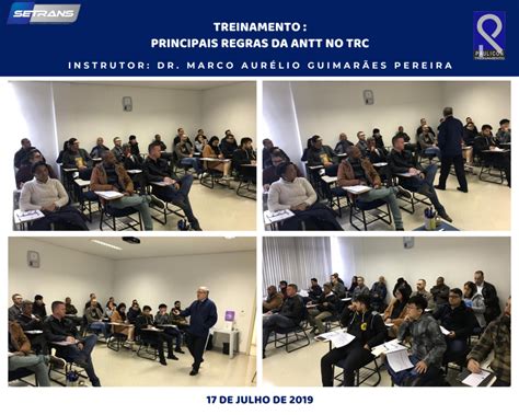 TREINAMENTO PRINCIPAIS REGRAS DA ANTT NO TRC PAULICON TREINAMENTO