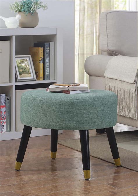 Convenience Concepts Designs4comfort Mid Century Ottoman Stool