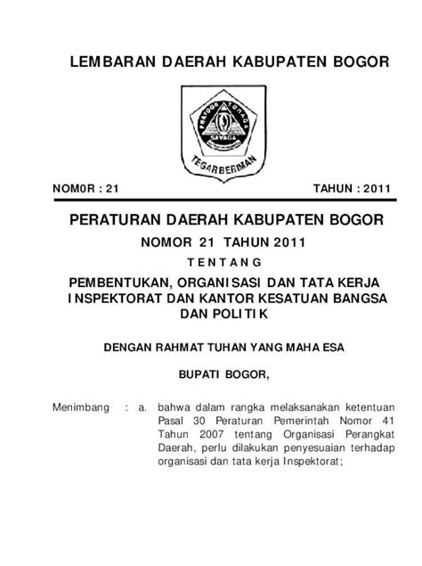 Pdf Lembaran Daerah Kabupaten Bogor Lembaran Daerah Kabupaten Bogor