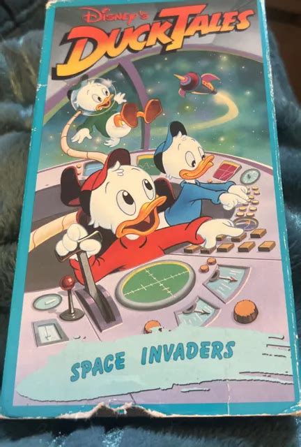 Disney Ducktales Space Invaders Vhs Video Tape Vcr Show Duck Tales