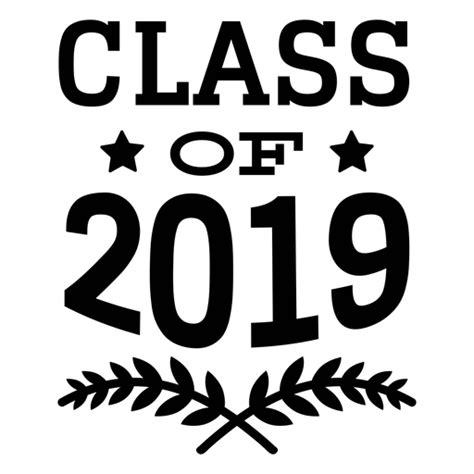 Class Of 2019 Branch Sticker PNG SVG Design For T Shirts