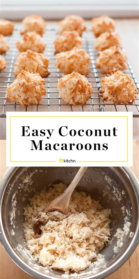 How To Make The Best Coconut Macaroons Recipe Coconut Macaroons Easy Coconut Macaroons