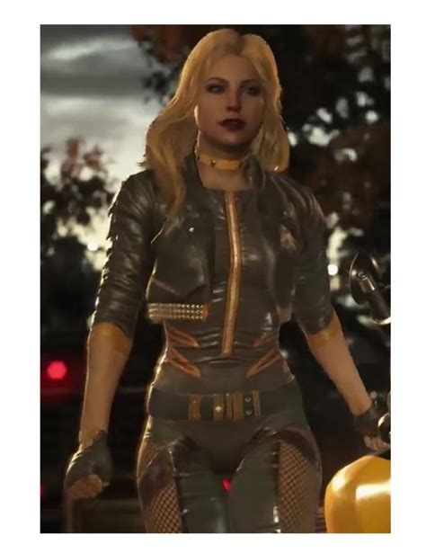 Black Canary Injustice 2 Jacket | Motorcycle Style Outfit