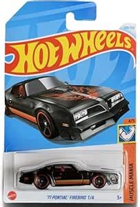 Amazon Hot Wheels Pontiac Firebird T A Black Red Muscle Mania Toys Games
