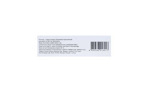 Terbisil Tablet - Nhà Thuốc 5G