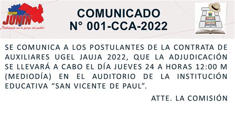 CONTRATA DE AUXILIARES 2022