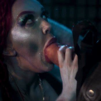 Slutty Busty Redhead Bitch Amber Jayne Taking A Deep Pussy Pounding Photos