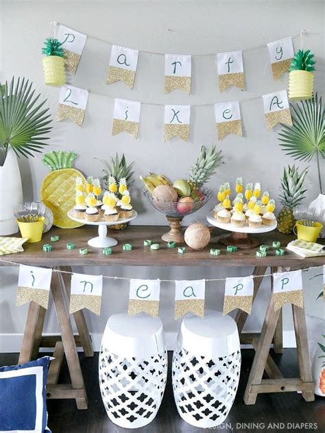 Pineapple Party Ideas Pineapple Parties Tropical Party Party