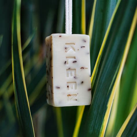 Lavender Love Calming Soap On A Rope With Kaolin Clay Orange And