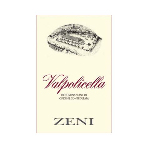 Zeni Wines 2021 Valpolicella DOC - Old Vine Wine & Spirits