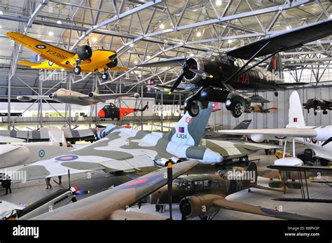 Inside The Airspace Hall At The Imperial War Museum Duxford Uk