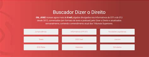 Buscador Dizer O Direito Login - Buscador dizer o direito: Site especializado na jurisprudência dos ...